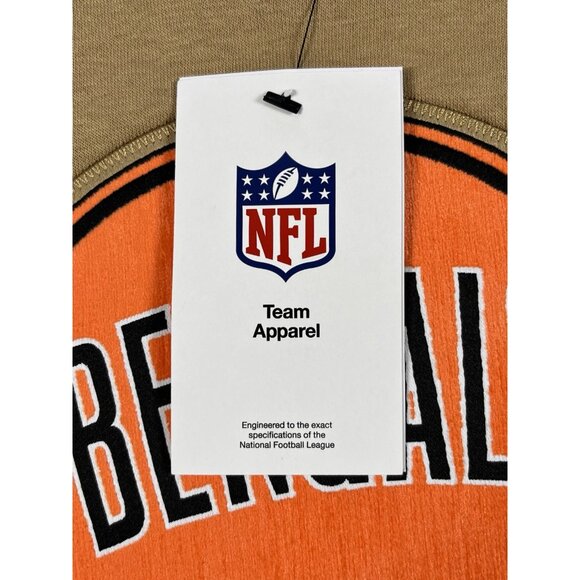 Nike Cincinnati Bengals Men's Size Large Tan Rewind Club Sweatshirt - Picture 5 of 10